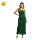 Vestido furadinho tomara que caia