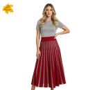 Saia evasê transparente